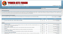 Desktop Screenshot of powerkiteforum.com