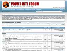 Tablet Screenshot of powerkiteforum.com